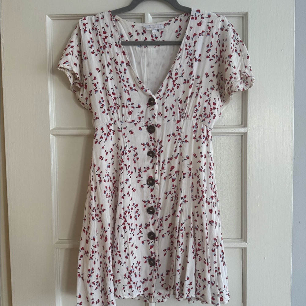 Floral Button-Down Dress